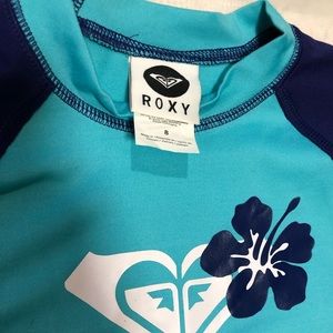 Teal Roxy Swim Shirt size 8